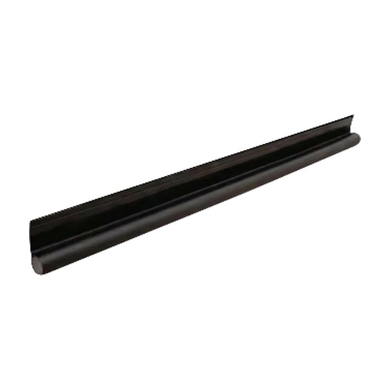 Door Bottom Seal in Black Rubber – for Less Draught and Noise at the Bottom of the Door in Daily Use