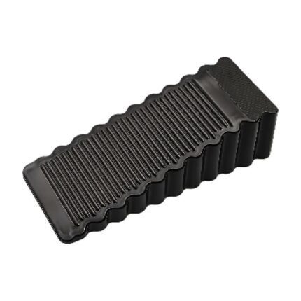 Door Stopper in Black, Blue and White with Non-Slip Wedge for Door and Floor in Home and Office