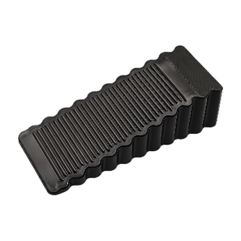 Door Stopper in Black, Blue and White with Non-Slip Wedge for Door and Floor in Home and Office