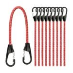 Elastic Cord Set with 10 Strong Cords for Secure Fastening and Assembly During Transport and Storage