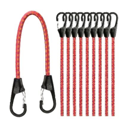 Elastic Cord Set with 10 Strong Cords for Secure Fastening and Assembly During Transport and Storage