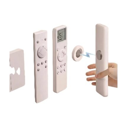 Magnetic Remote Control Holder for Wall Mounting Without Nails and Discreet Storage of Remote Control