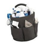 Foldable Storage Basket with Handles and External Pockets for Organising and Easy Transport in the Home
