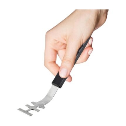 Grill Lifter for Safe Handling and Easy Access to Hot Grill Grates During Use and Cleaning