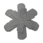 Felt Trivet in Flower Shape for Protection of Pots, Pans and Surfaces in the Kitchen