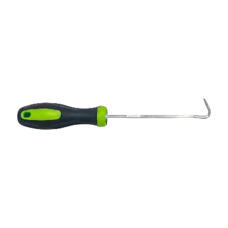 Hoe with Ergonomic Grip and Long Hook for Loosening Soil and Removing Weeds in the Garden Hoe with Ergonomic Grip and Long Hook for Loosening Soil and Removing Weeds in the Garden