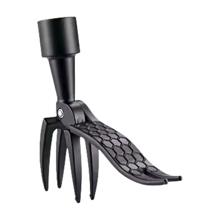 Hoeset with Claws for Soil Loosening and Weed Removal with Ergonomic Design for Beds