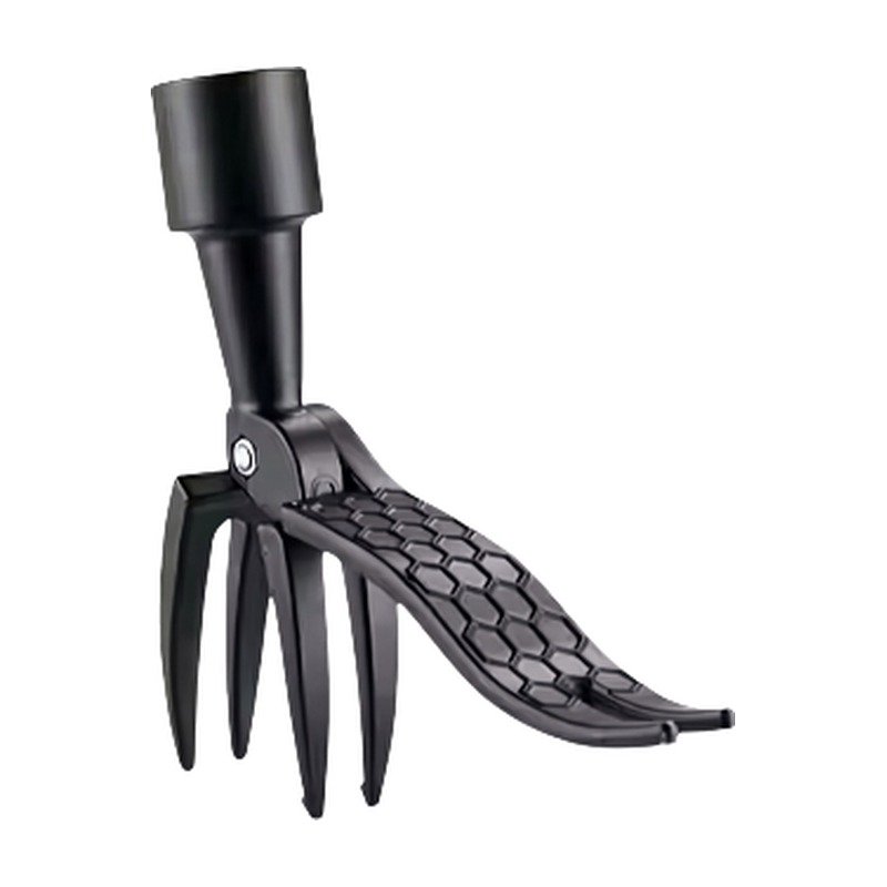 Hoeset with Claws for Soil Loosening and Weed Removal with Ergonomic Design for Beds