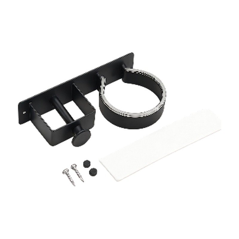 Metal Hair Dryer Holder with Wall Mounting and Organised Storage for the Bathroom