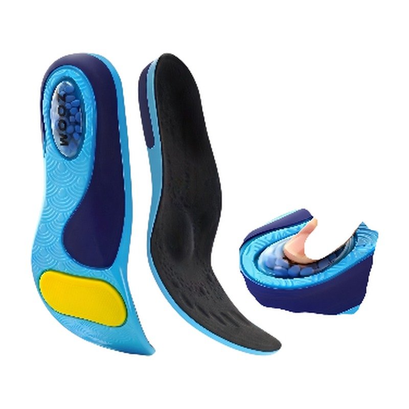 Insoles with Arch Support for Shock Absorption and Increased Comfort for Running and Work
