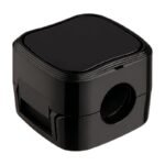 Cable Holder with Magnetic Base in Black and White for Organised Placement and Easy Access to Cables