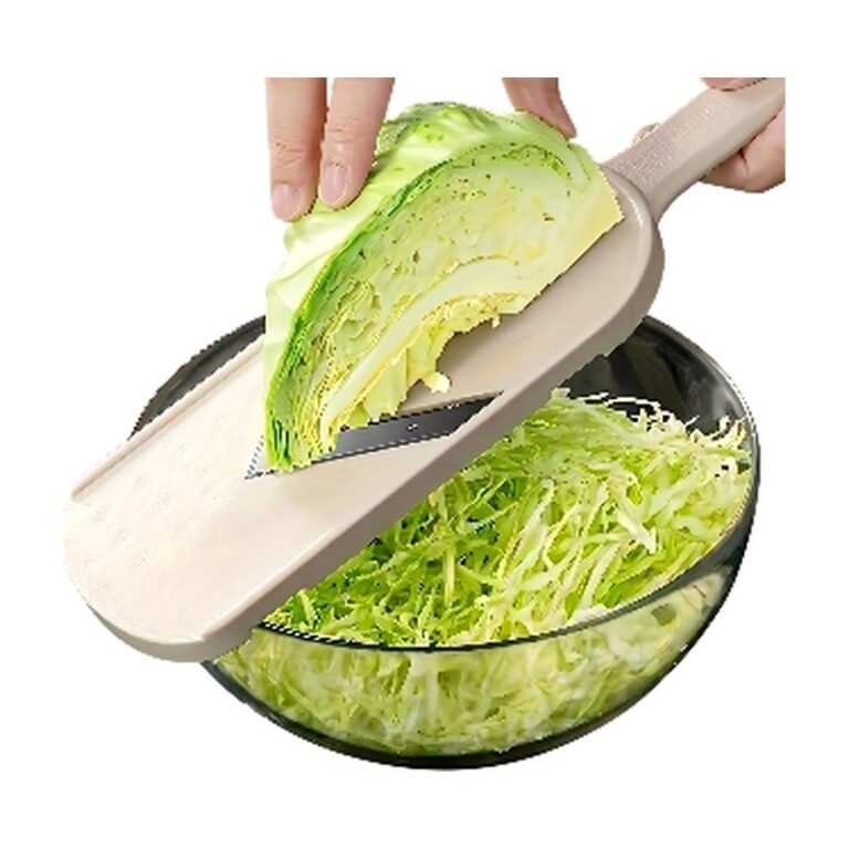 Cabbage Chopper and Slicer with Ergonomic Handle for Thin Strips and Easy Salad Preparation