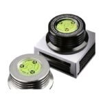 Shock Absorber for Vinyl Turntable with Level and Stabilisation of the Record During Playback