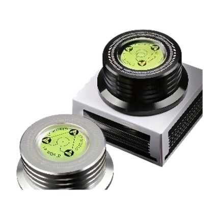 Shock Absorber for Vinyl Turntable with Level and Stabilisation of the Record During Playback