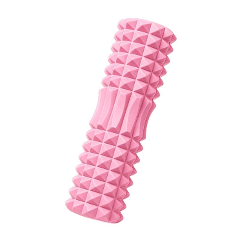 Massage Roller with Ribbed Surface in Blue, Purple, Pink and Black for Deep Tissue Massage and Recovery