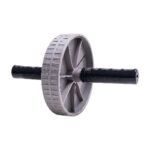 Grey Design Ab Wheel for Core Training and Strength Training for Abdomen and Back in Compact Format