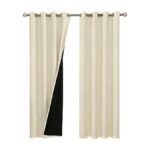 Water-Repellent Blackout Curtain with Metal Eyelets – 254 Cm Wide