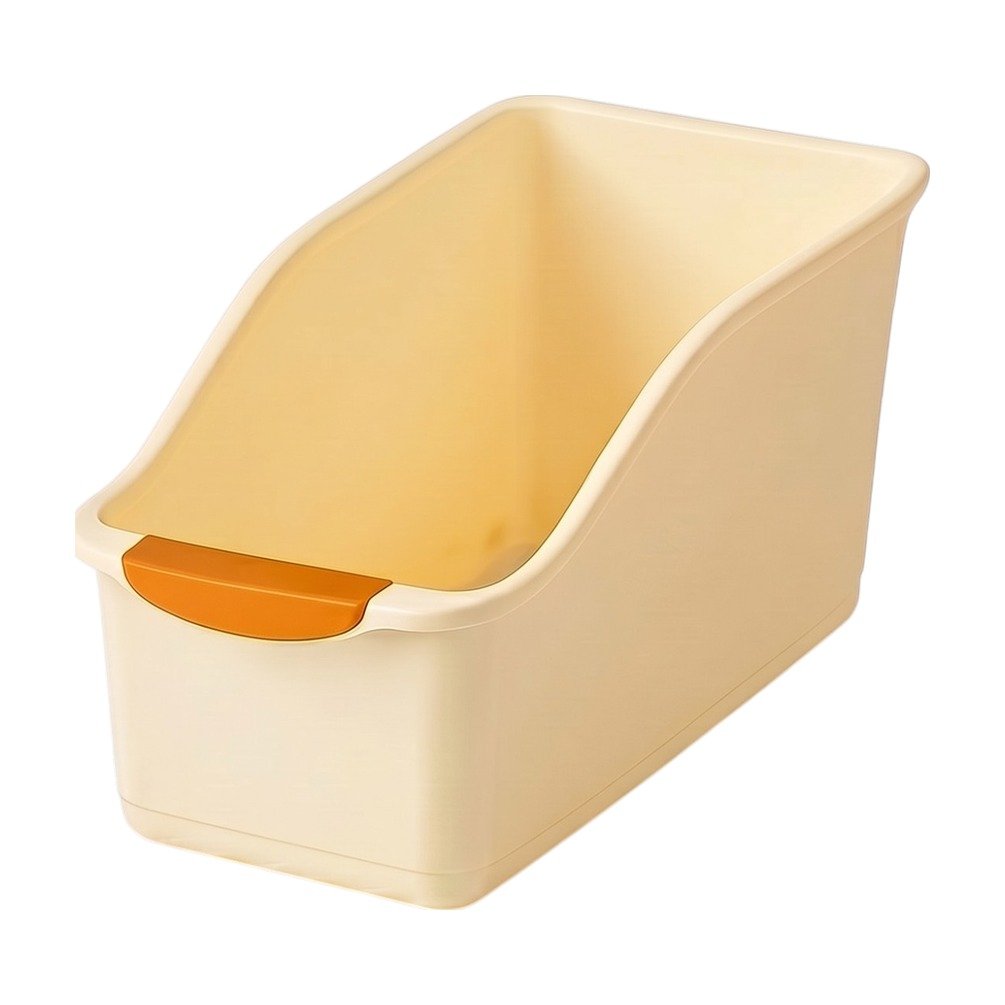 Plastic Storage Box with Open Front and Stackable Design for Organising Small Items Plastic Storage Box with Open Front and Stackable Design for Organising Small Items