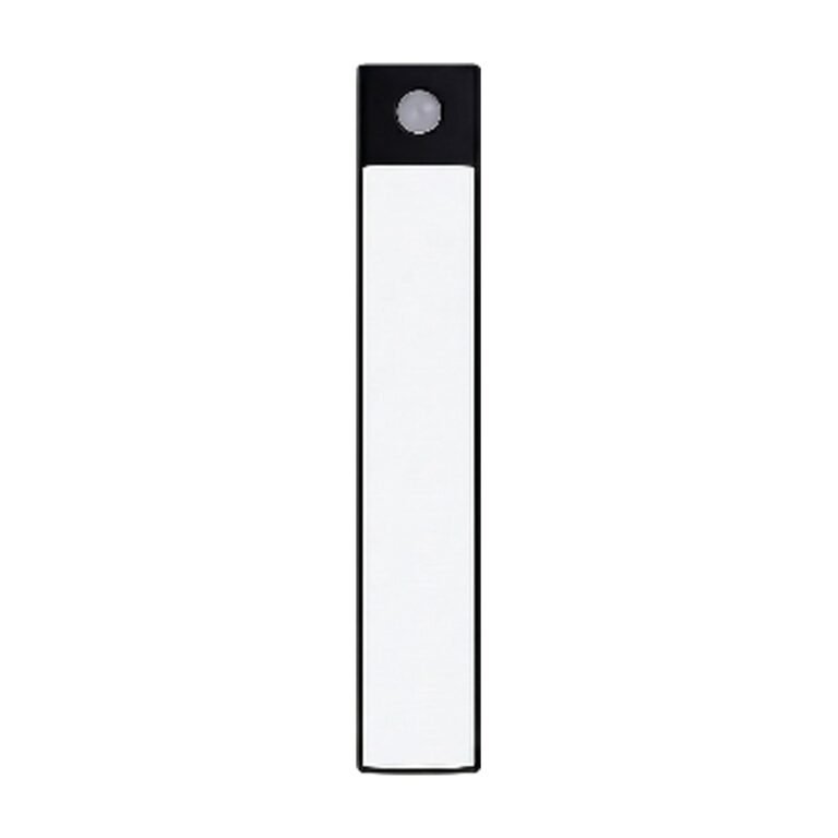 Rechargeable LED Cabinet Light with Motion Sensor in Beige and Black for Automatic Lighting and Slim Design