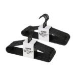 Trouser Rack in Black, White and Grey for Space-Saving Clothing Storage and Non-Slip Hanger in the Wardrobe