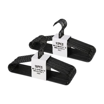 Trouser Rack in Black, White and Grey for Space-Saving Clothing Storage and Non-Slip Hanger in the Wardrobe