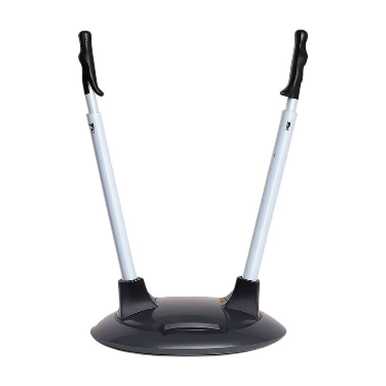 Plastic Bag Holder with Adjustable Arms in Blue, Black and Green for Easy Filling and a Tidier Kitchen
