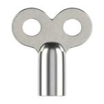Radiator Key in Stainless Steel – Universal Key for Regulating and Venting Radiators