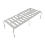 Folding Kitchen Shelf in Beige and White - Adjustable for Extra Storage and Better Space Utilisation