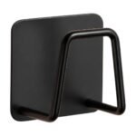 Self-Adhesive Wall Hook in Black for Hanging and Space-Saving Storage with Modern Design
