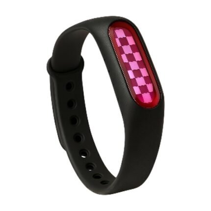 Insect Repellent Bracelet in Black, Orange and Yellow with Adjustable Fit for Outdoor Use