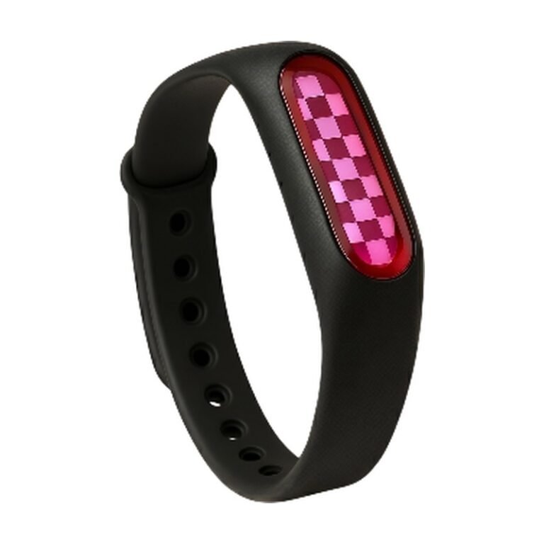 Insect Repellent Bracelet in Black, Orange and Yellow with Adjustable Fit for Outdoor Use