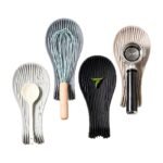 Silicone Spoon Holder in Black, Grey, Beige and White for a Clean and Organised Kitchen Worktop
