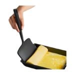 Silicone Spatula with Wide Head and Heat Resistant Design for Gentle Turning When Cooking