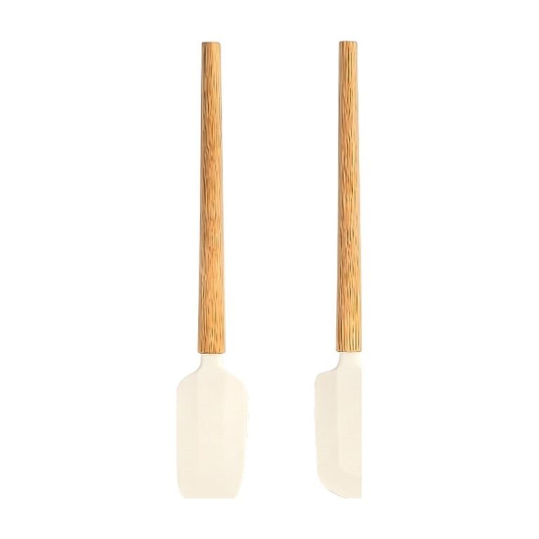 Silicone Spatulas for Stirring, Baking and Scraping in the Kitchen with Various Sizes and Shapes