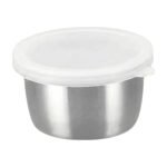 Sauce Cup in Stainless Steel for Portion Serving with Lid for Dressing, Sauce and Dip at the Table