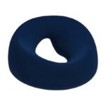 Support Neck Pillow in Dark Blue, Grey and Pink with Ergonomic Shape for Rest and Travel Use