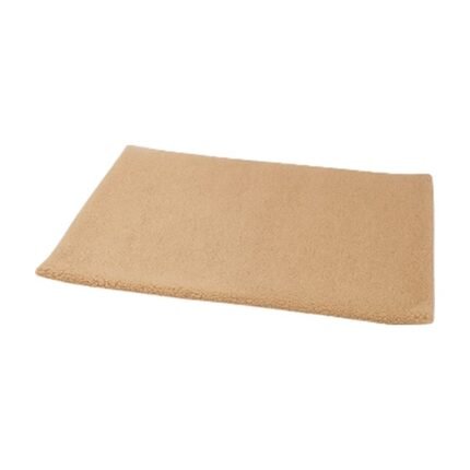 Self-Heating Pet Mat in Tea Brown and White - Soft Resting Place and Warmth Without Electricity