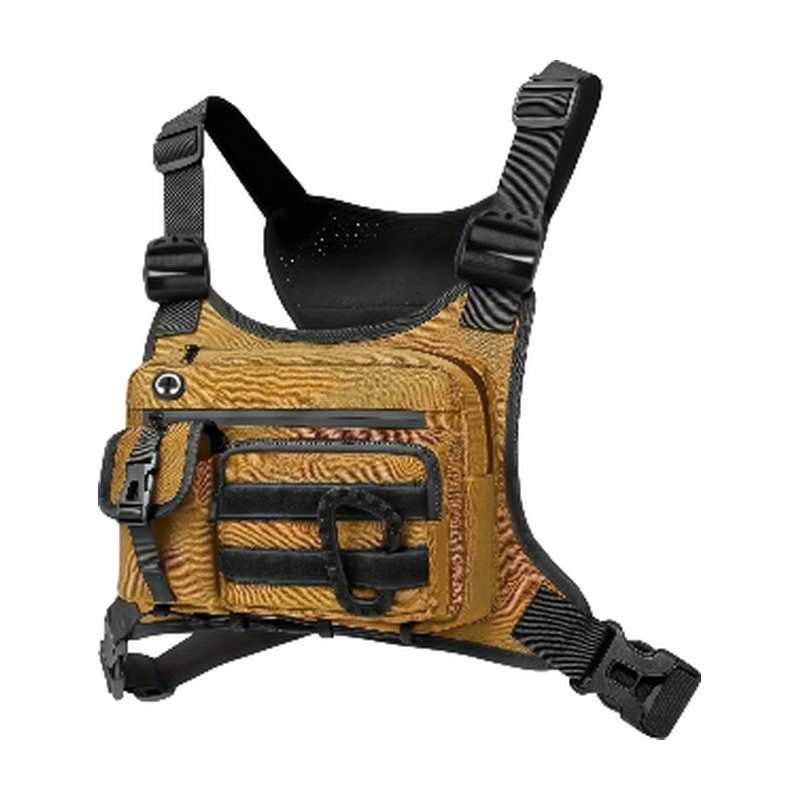 Tactical Chest Bag in Black, Army Green and Dark Brown with Adjustable Straps and Multiple Pockets Tactical Chest Bag in Black, Army Green and Dark Brown with Adjustable Straps and Multiple Pockets
