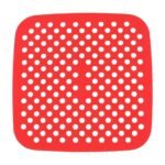 Silicone Insert for Square Air Fryer with Perforations for Even Air Distribution and Non-Stick Surface