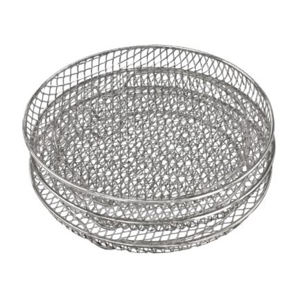 Air Fryer Accessory Rack Three-Layer Round for Multiple Portions and Better Space Utilisation in the Basket