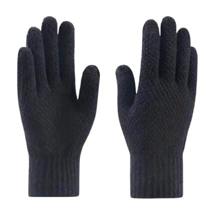 Touch Gloves for Men with Conductive Fingertips and Warmth for Use with Touch Screen in Cold Weather
