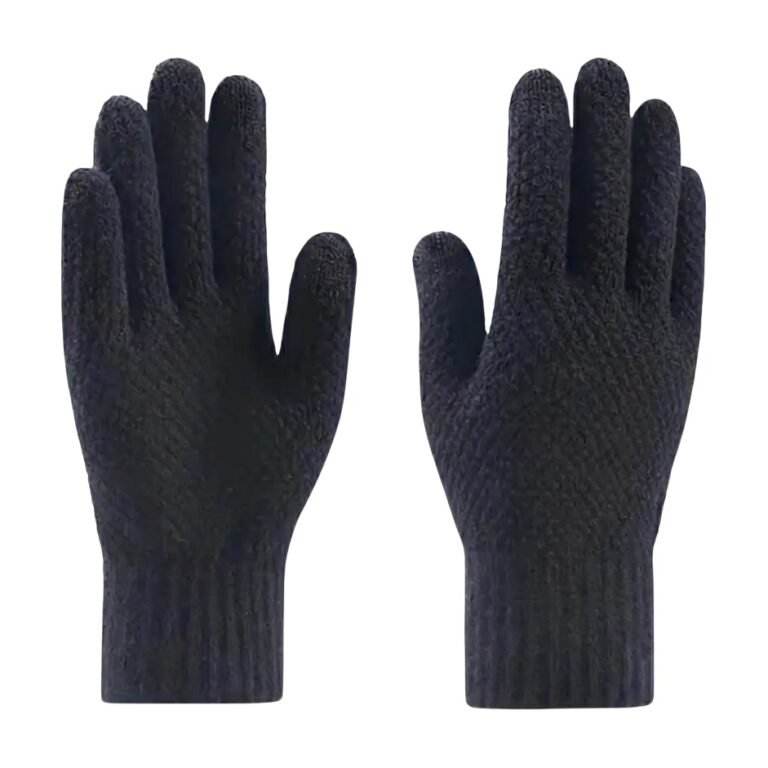 Touch Gloves for Men with Conductive Fingertips and Warmth for Use with Touch Screen in Cold Weather
