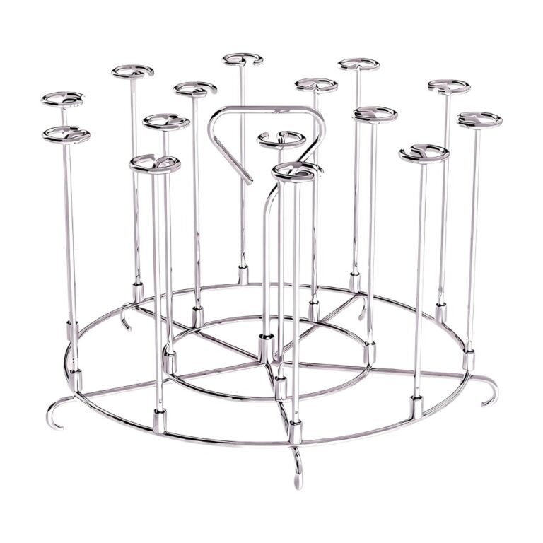 Skewer Stand for Air Fryer with Stable Placement and Space for Multiple Skewers