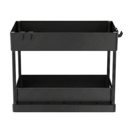 Storage Under Sink with 2 Levels and Pull-Out Shelf for Organising the Cabinet