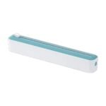 Dispenser for Cling Film and Foil with Cutter Rail for Clean Cutting and Easy Storage