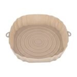 Reusable Silicone Mould for Air Fryer with Handles and Round Shape for Easy Cleaning in the Basket