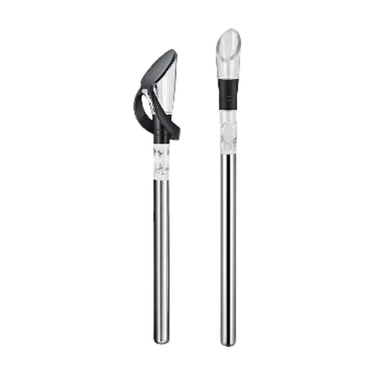 Wine Cooler for Wine Bottle with Pouring Spout and Cooling Stick