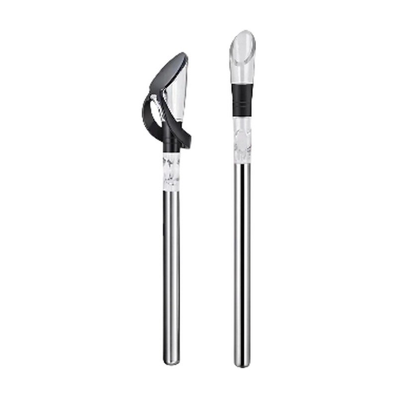 Wine Cooler for Wine Bottle with Pouring Spout and Cooling Stick Wine Cooler for Wine Bottle with Pouring Spout and Cooling Stick