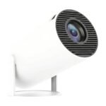 Mini Projector with Adjustable Stand for Film Viewing and Space-Saving Use at Home