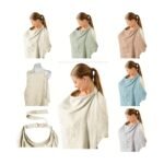 Nursing Cover with Breathable Knit and Multifunctional Design